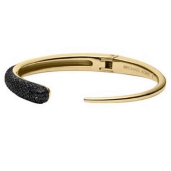 Michael Kors Black Pave’ Gold-Tone Bracelet - Picture 5 of 6